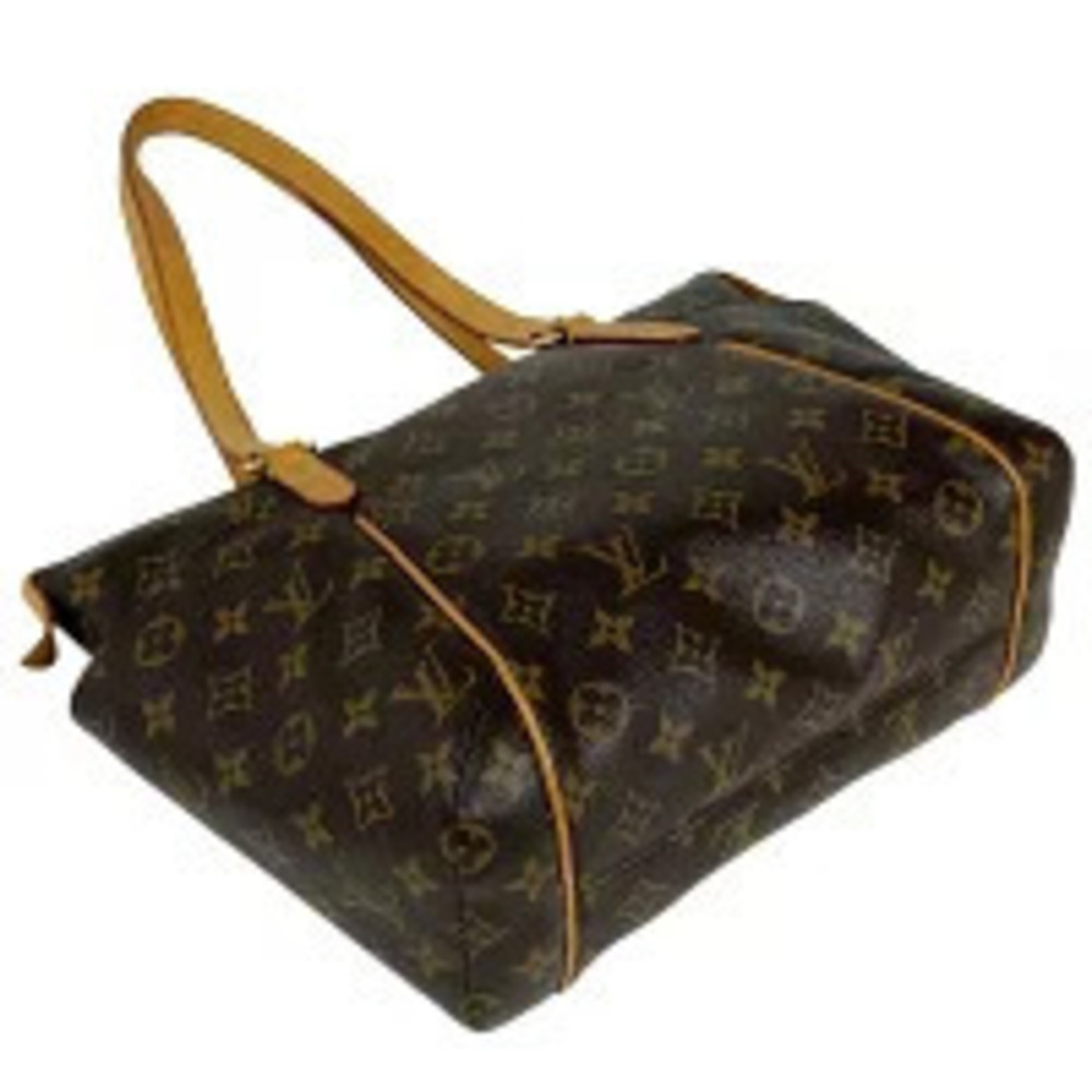 Louis Vuitton Monogram Tote Brown Totally Bag Commuter Shoulder Brown
